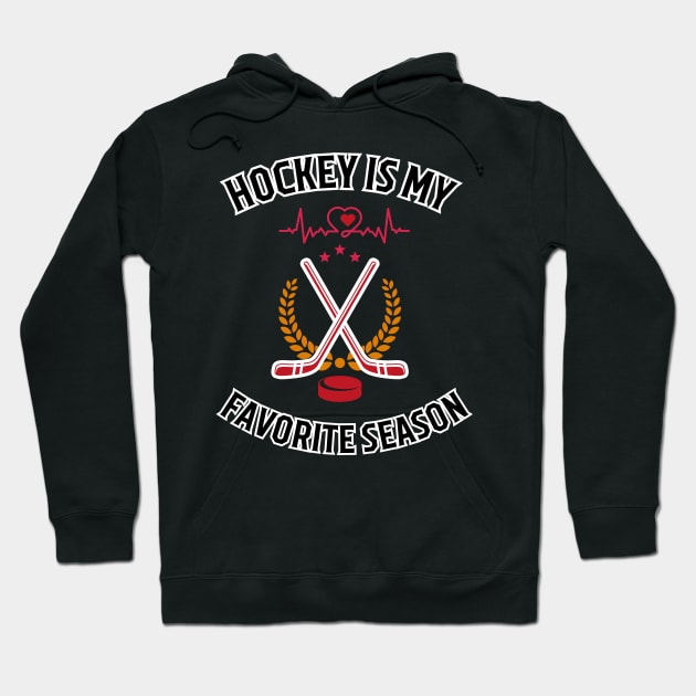 Hockey Short Favorite Season  Sweatshirt, Hockey Helmet Hoodie by Suldaan Style